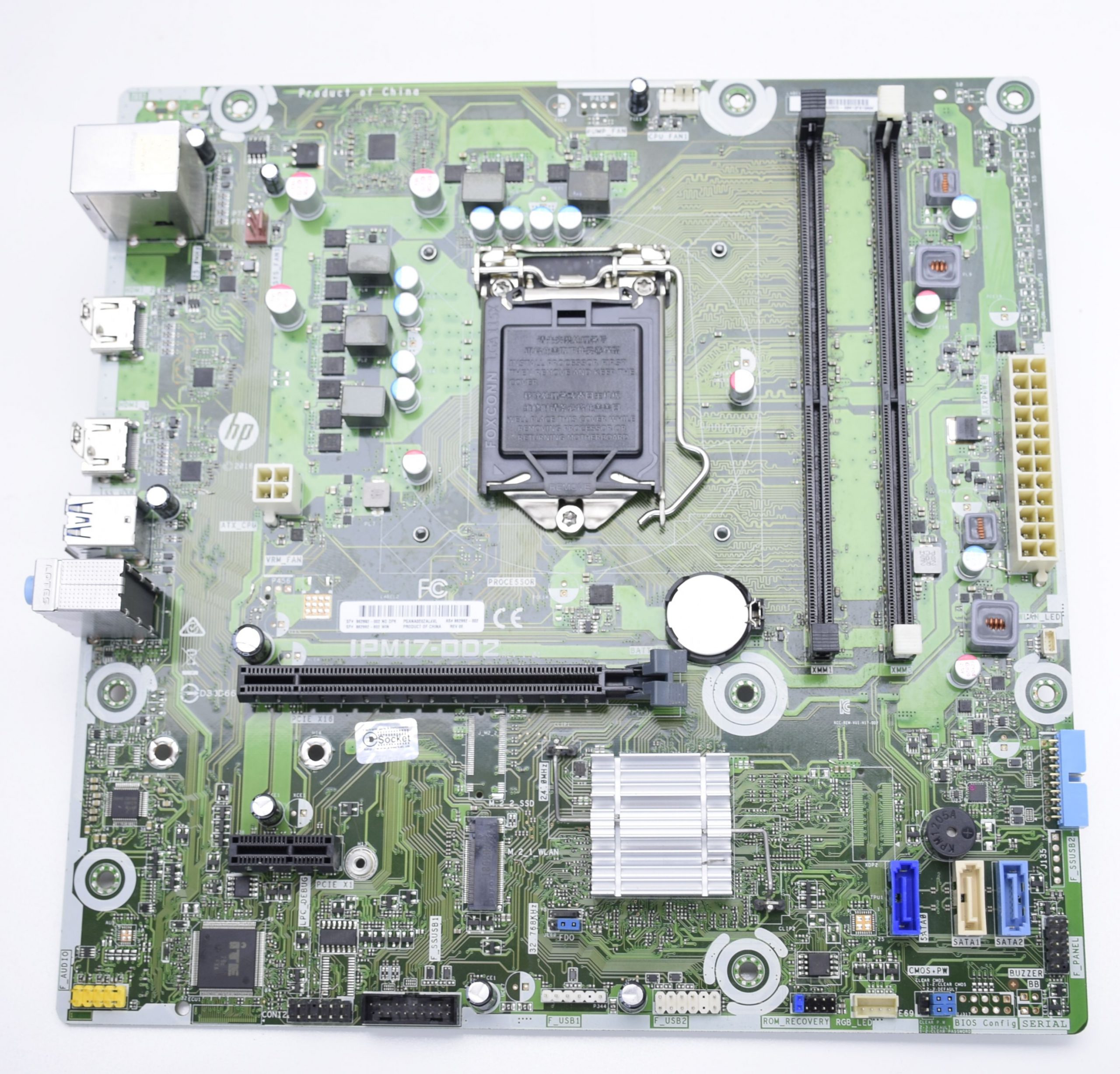 HP Omen Motherboard IPM17-DD2 LGA 1151 862992-002 w/ I/O Shield TESTED - Image 2