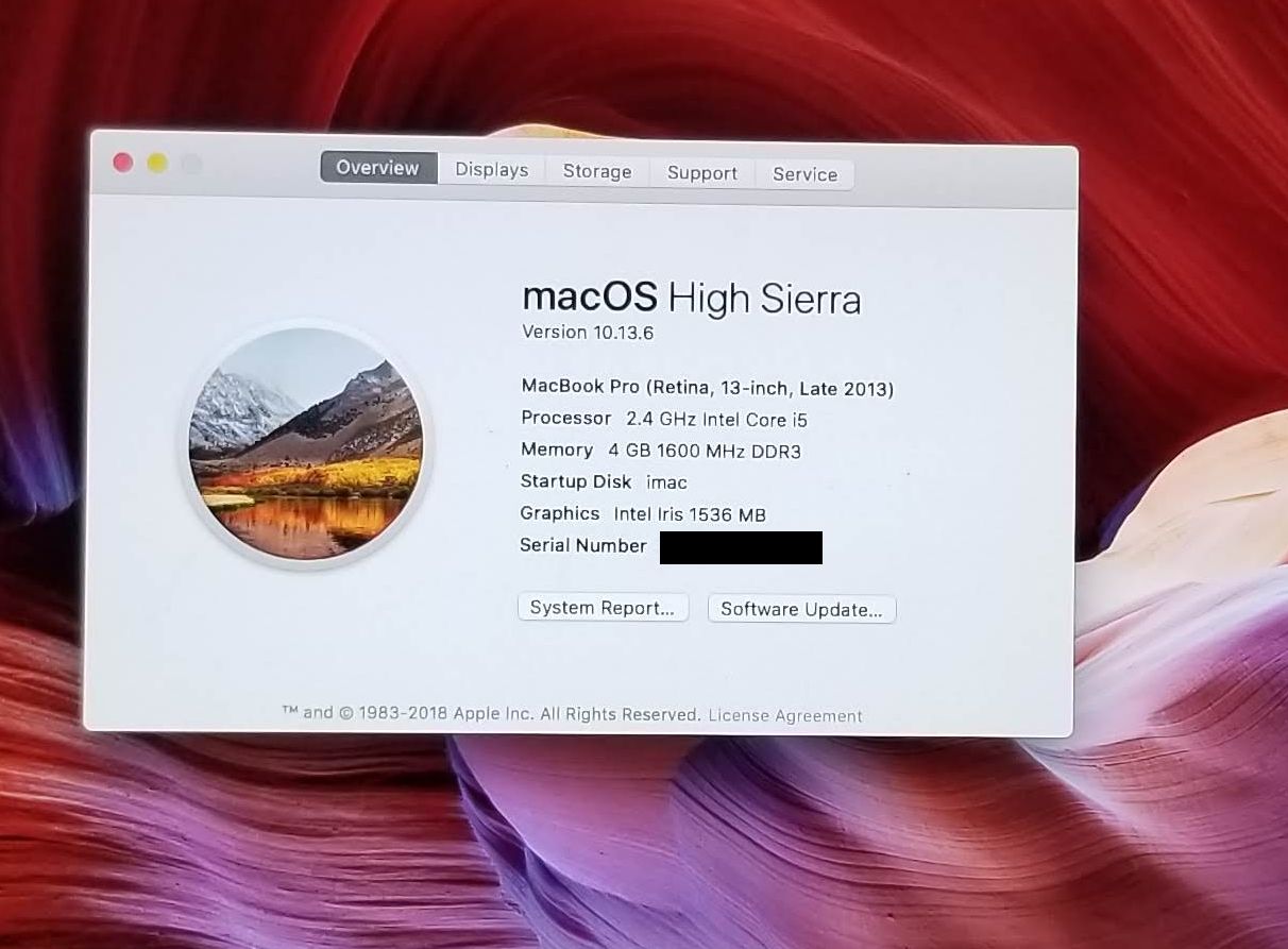 MacBook Pro 13" Retina 2013 A1502 i5 2.4GHz 4GB Logic Board 820-3536-A - Image 5