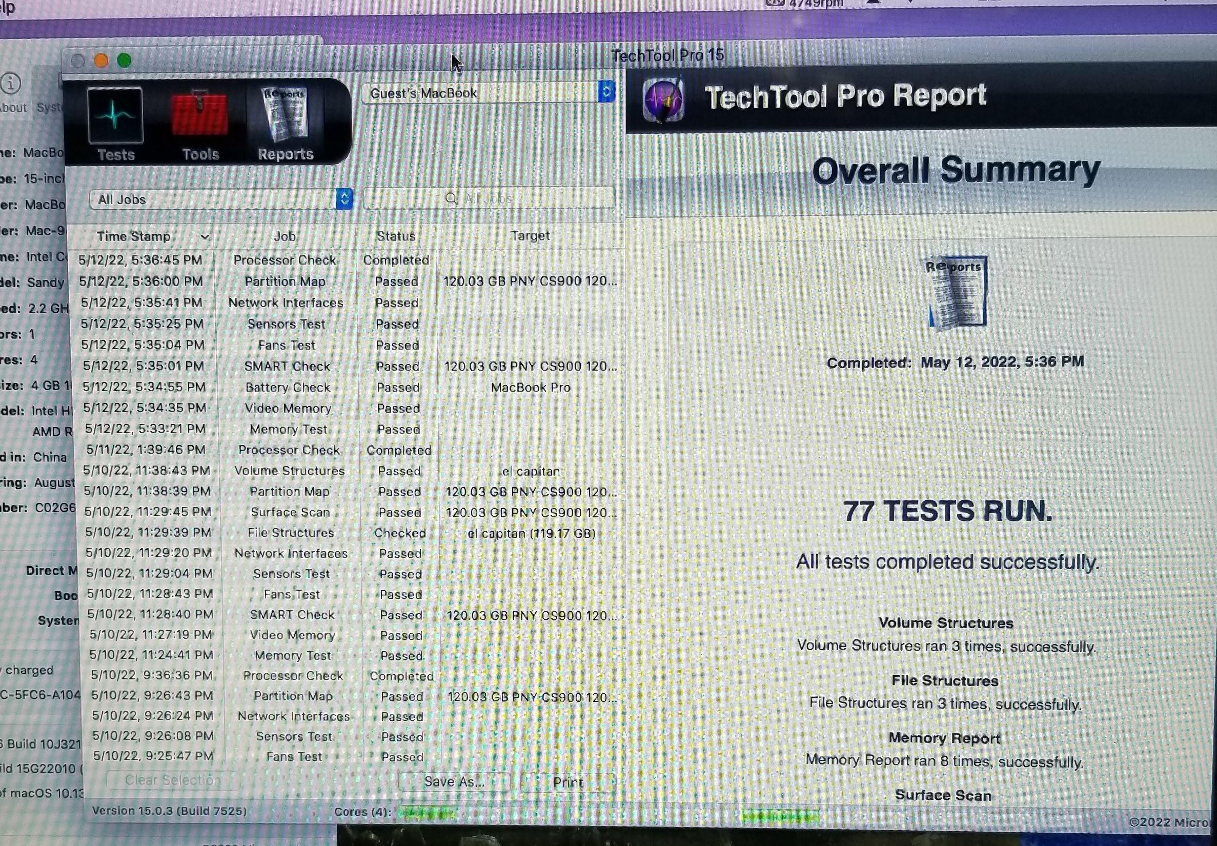Apple MacBook Pro 15 Late 2011 820-2915 A1286 i7 2.2GHz RAM 4GB Logic Board TESTED - Image 6