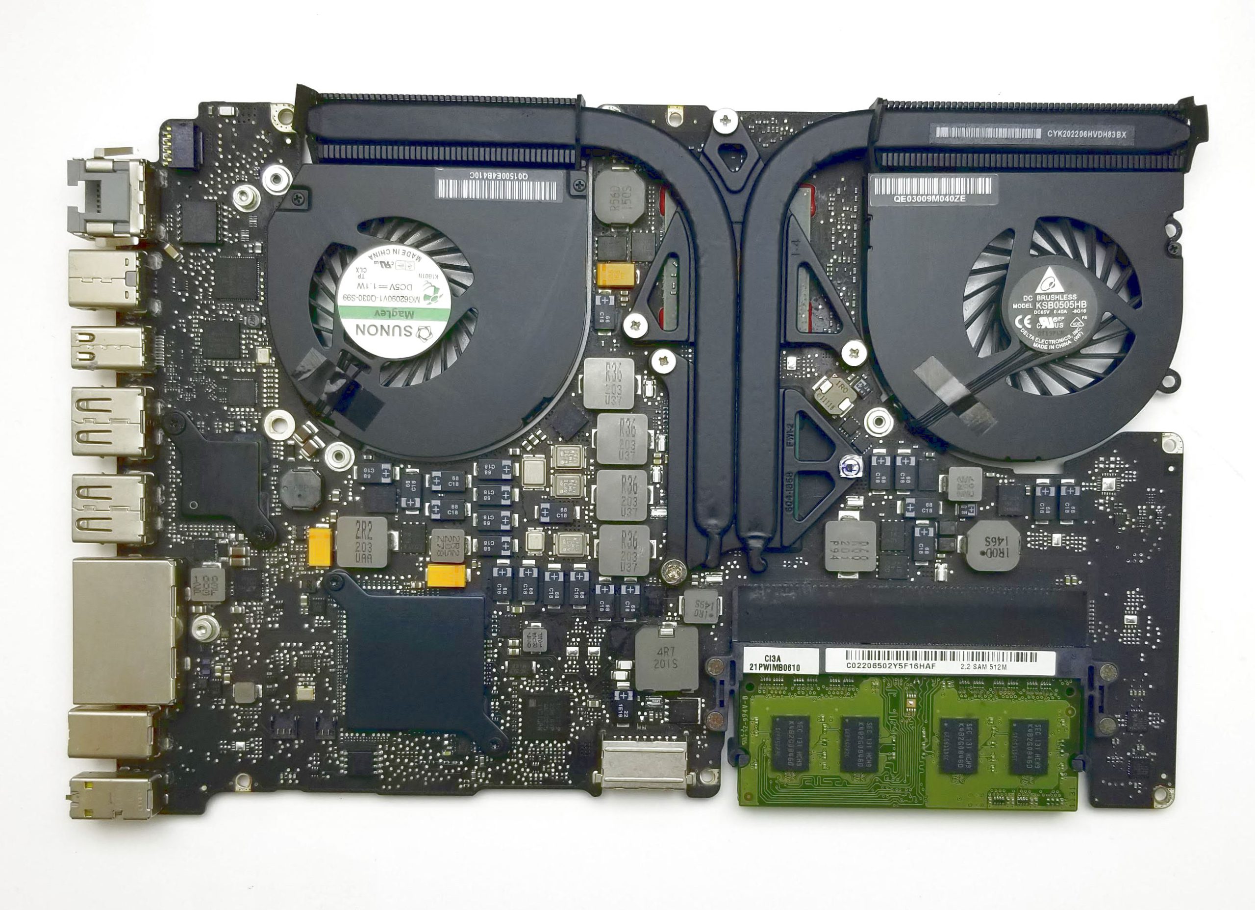 Apple MacBook Pro 15 Late 2011 820-2915 A1286 i7 2.2GHz RAM 4GB Logic Board TESTED
