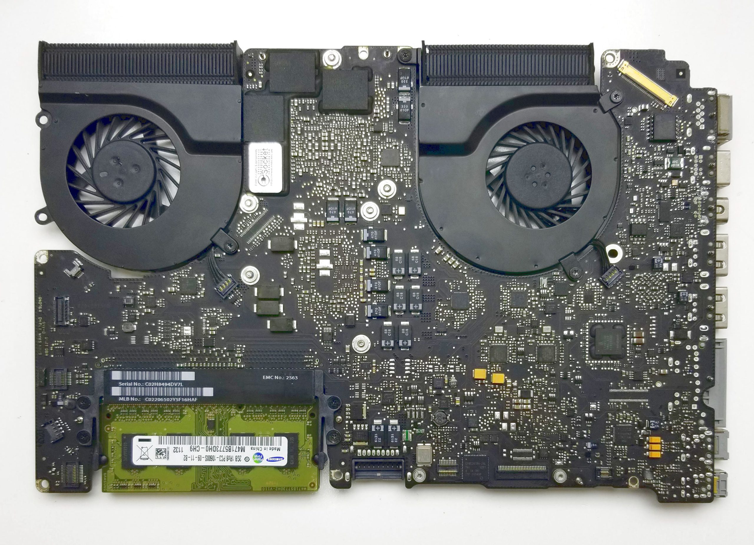 Apple MacBook Pro 15 Late 2011 820-2915 A1286 i7 2.2GHz RAM 4GB Logic Board TESTED - Image 4