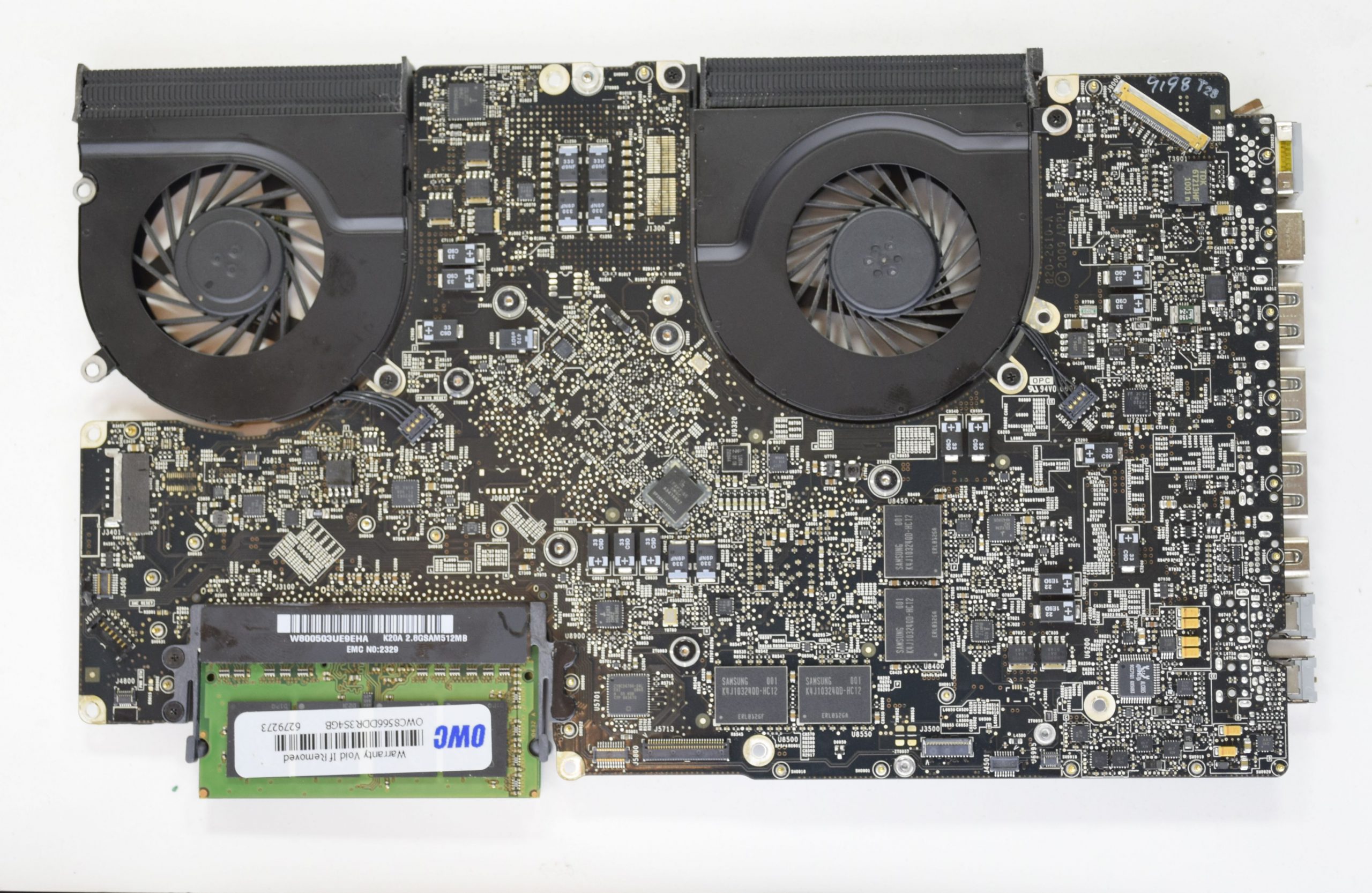 MacBook Pro 17" 2009 820-2610-A A1297 C2D 2.8GHz RAM 8Gb Logic Board TESTED - Image 3