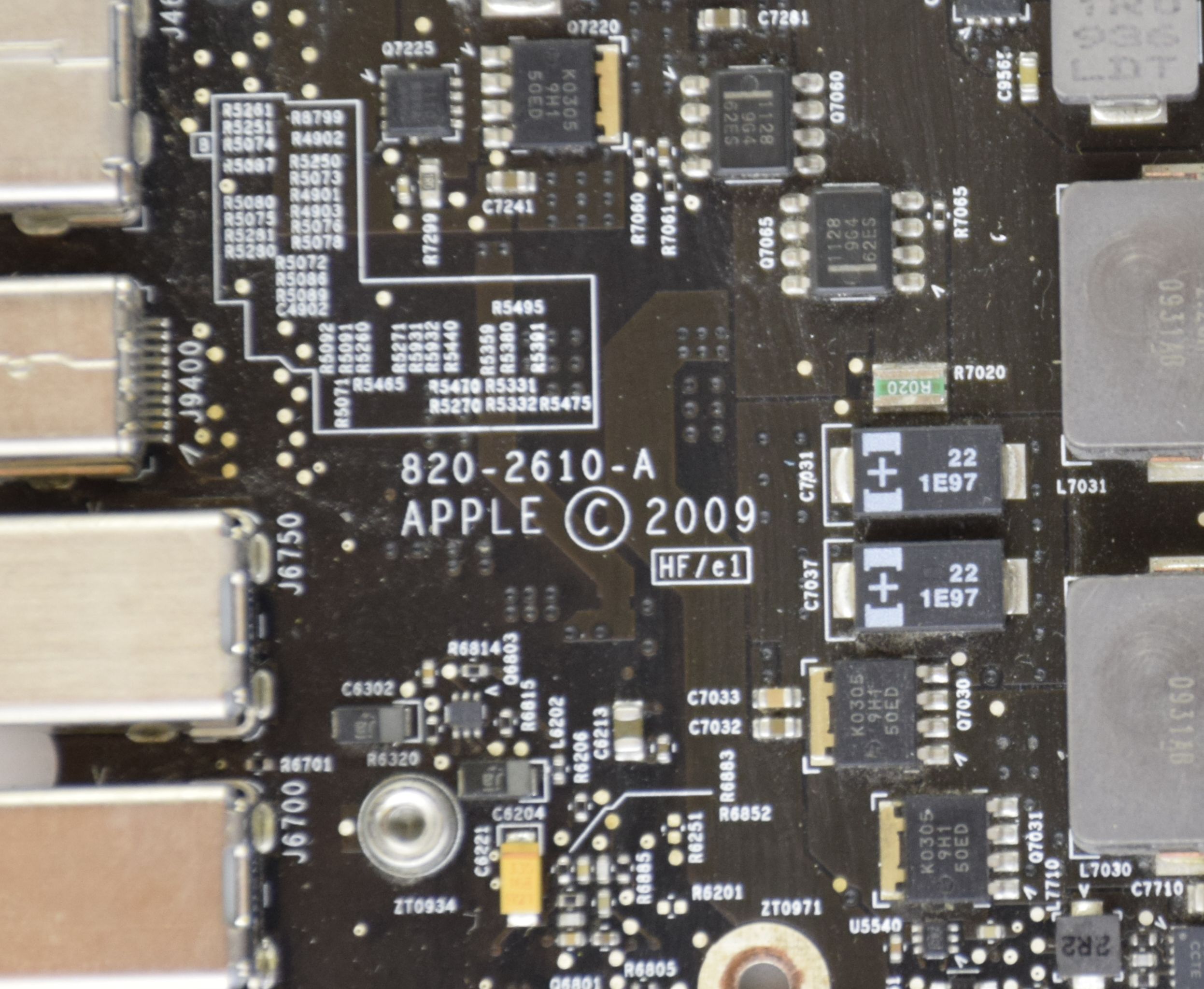 Apple MacBook Pro 17" 2009 820-2610 A1297 C2D 3.06GHz RAM 8GB Logic Board TESTED - Image 5