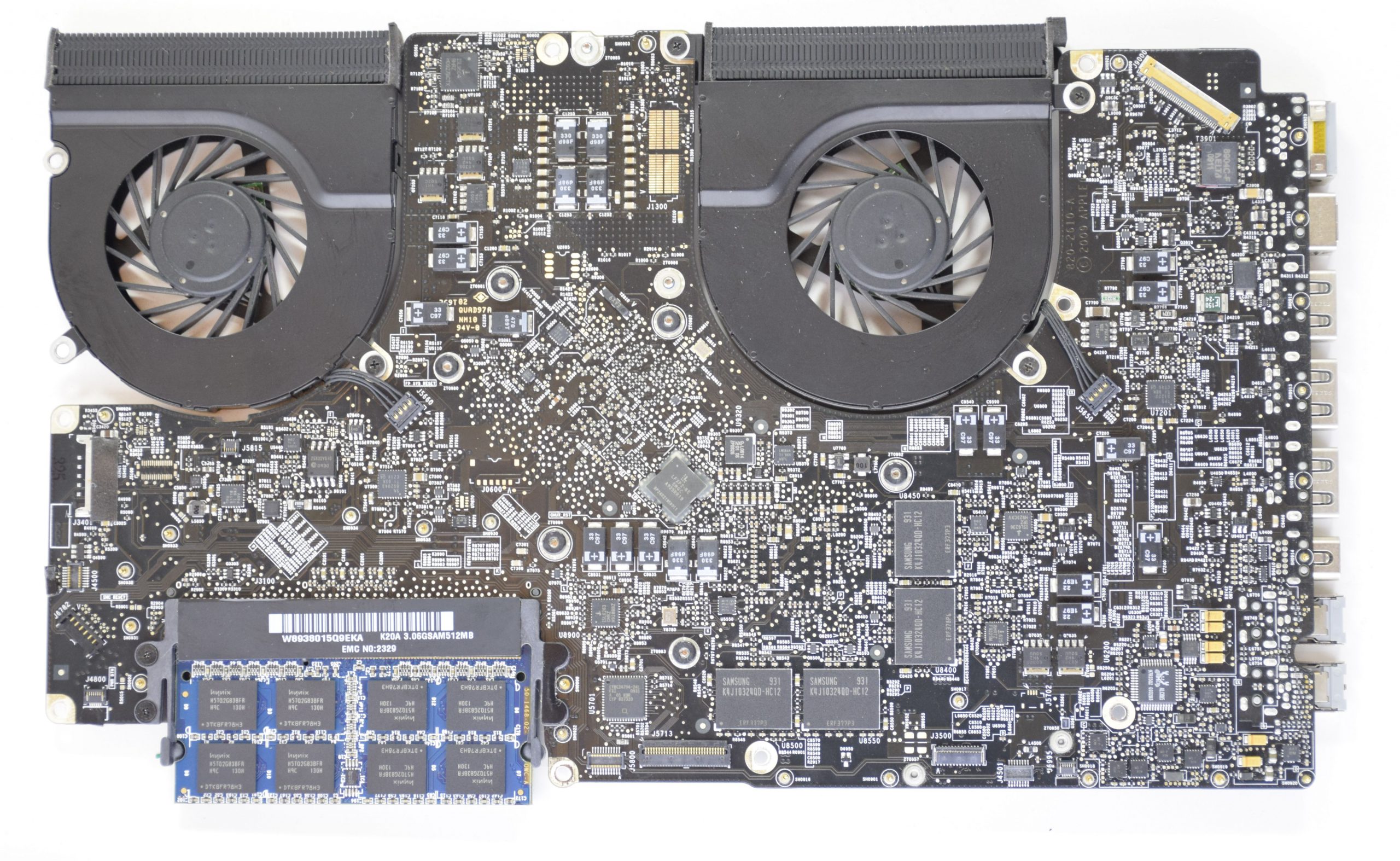 Apple MacBook Pro 17" 2009 820-2610 A1297 C2D 3.06GHz RAM 8GB Logic Board TESTED - Image 3