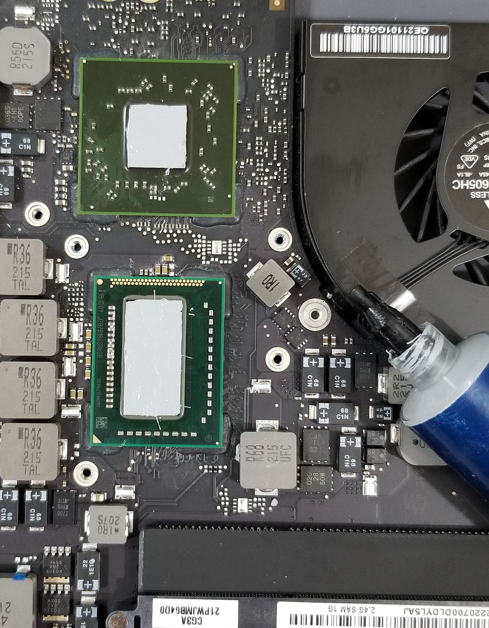 MacBook Pro 17" A1297 2011 i7 2.4GHz GPU 6770M 1GB Logic Board 820-2914-B - Image 3