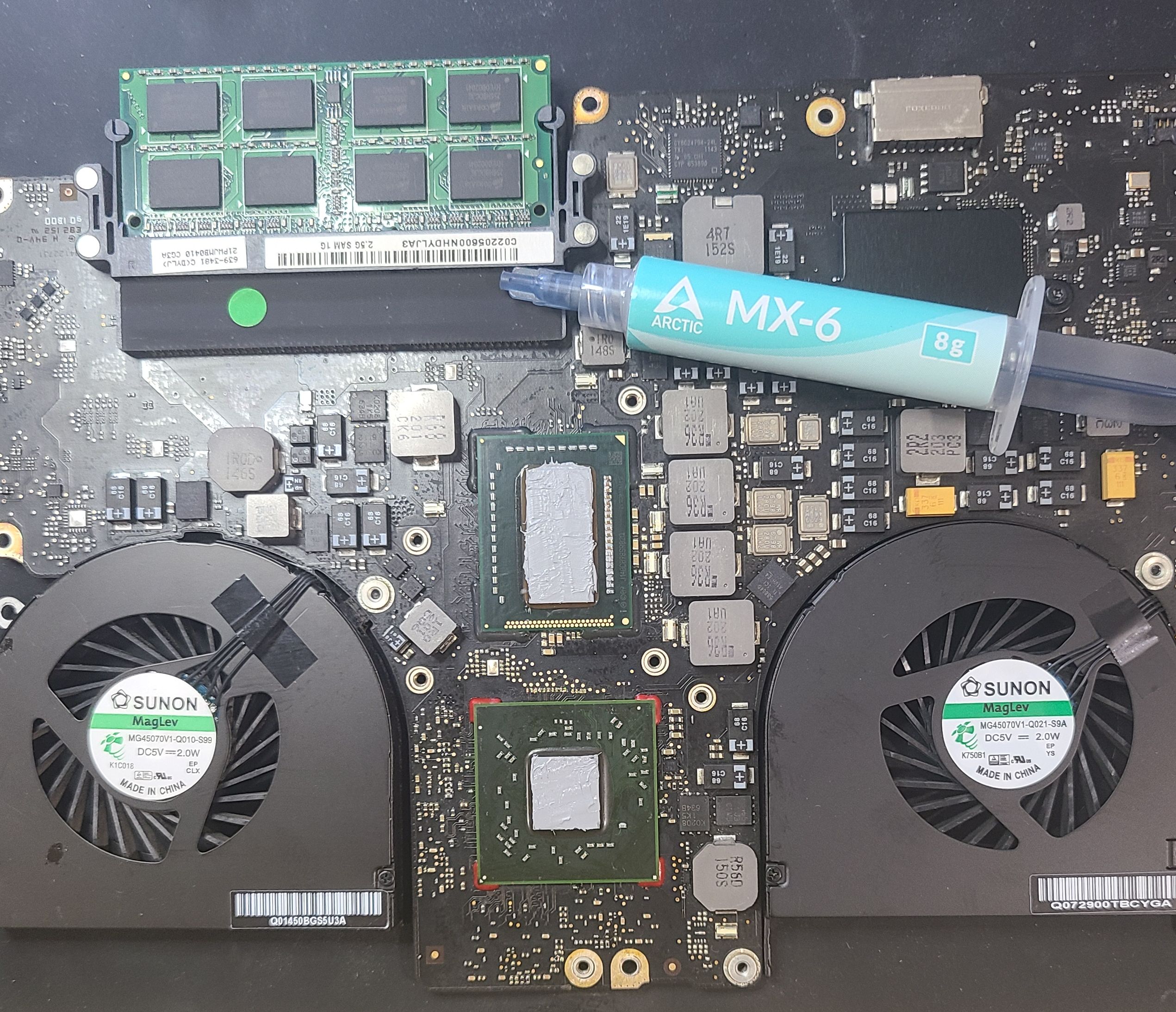 MacBook Pro 17 A1297 2011 i7 2.5GHz Logic Board GPU 6770M 1GB 820-2914-B NEW GPU - Image 7
