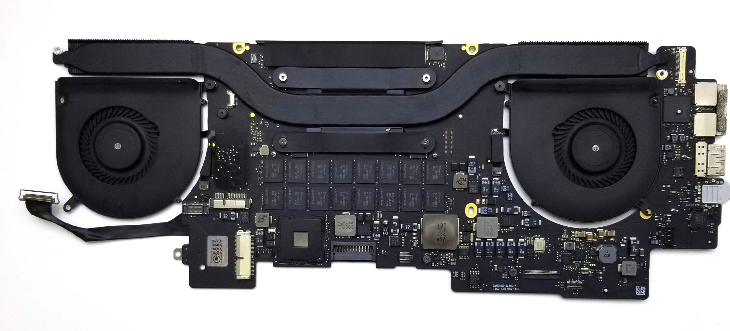 MacBook Pro 15" A1398 Mid 2014 i7 2.8 GHz 16GB Logic Board 820-3662-A TESTED