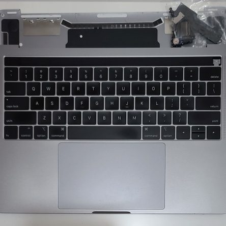Grd A MacBook Pro A1989 13 Space Gray Top Case Keyboard Touchpad Battery 90%