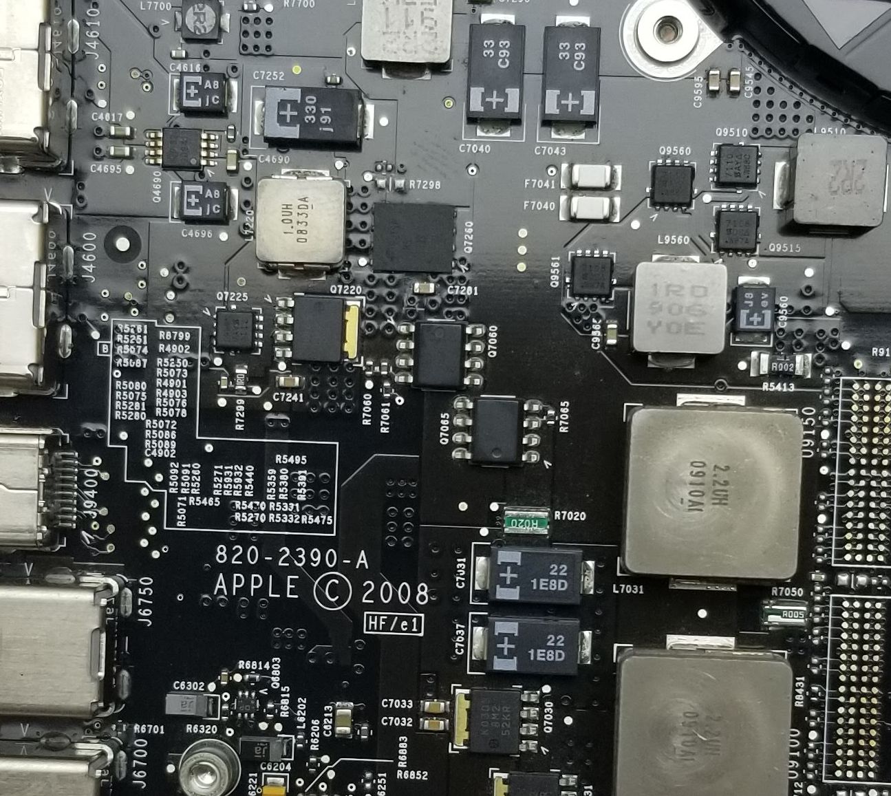 MacBook Pro 17 A1297 2009 Logic Board 820-2390-A C2D 2.66GHz GPU 512MB TESTED - Image 6
