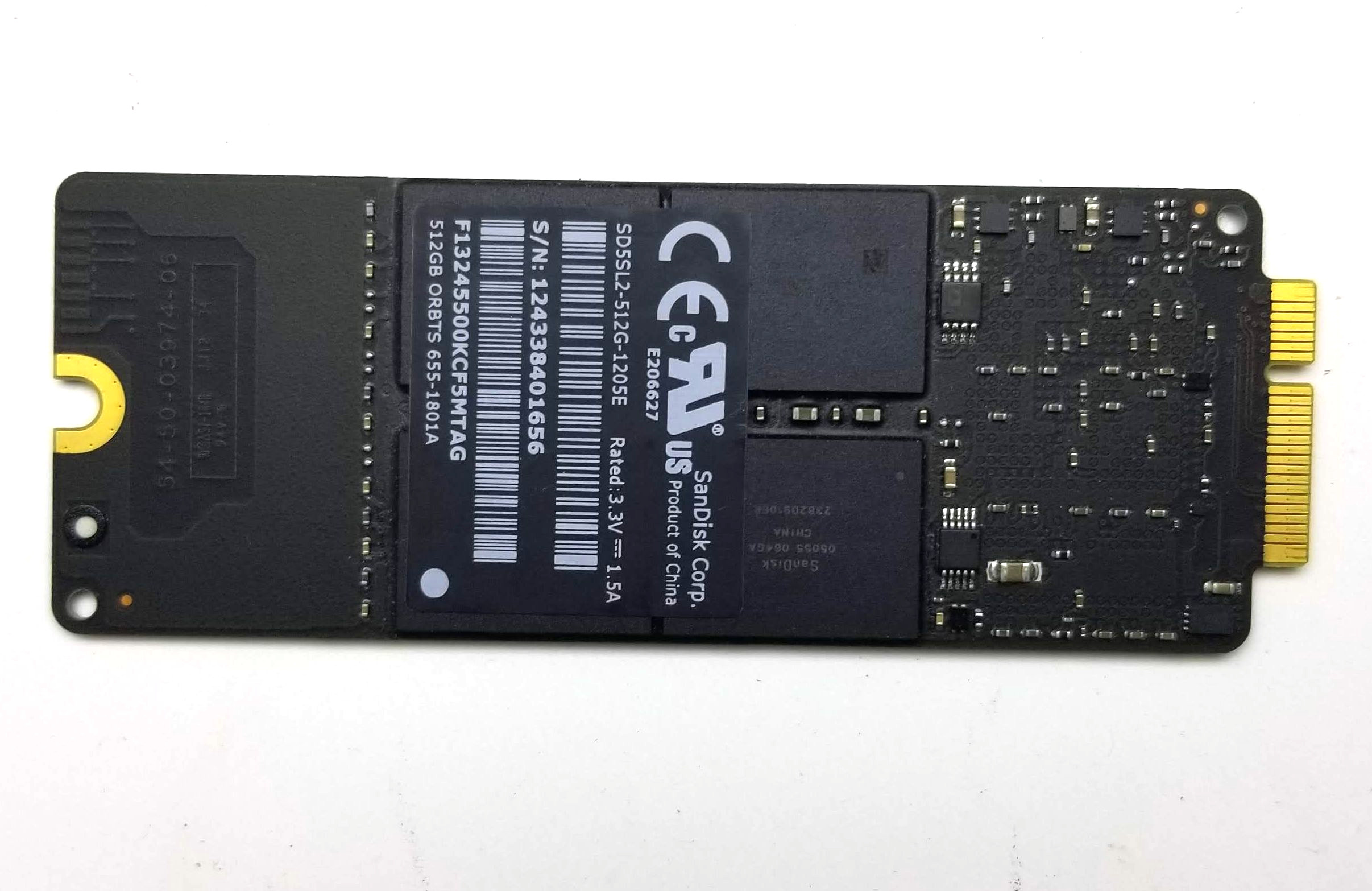 512GB Apple SSD - MacBook Pro Retina 13" A1425, 15" A1398 2012, Early 2013