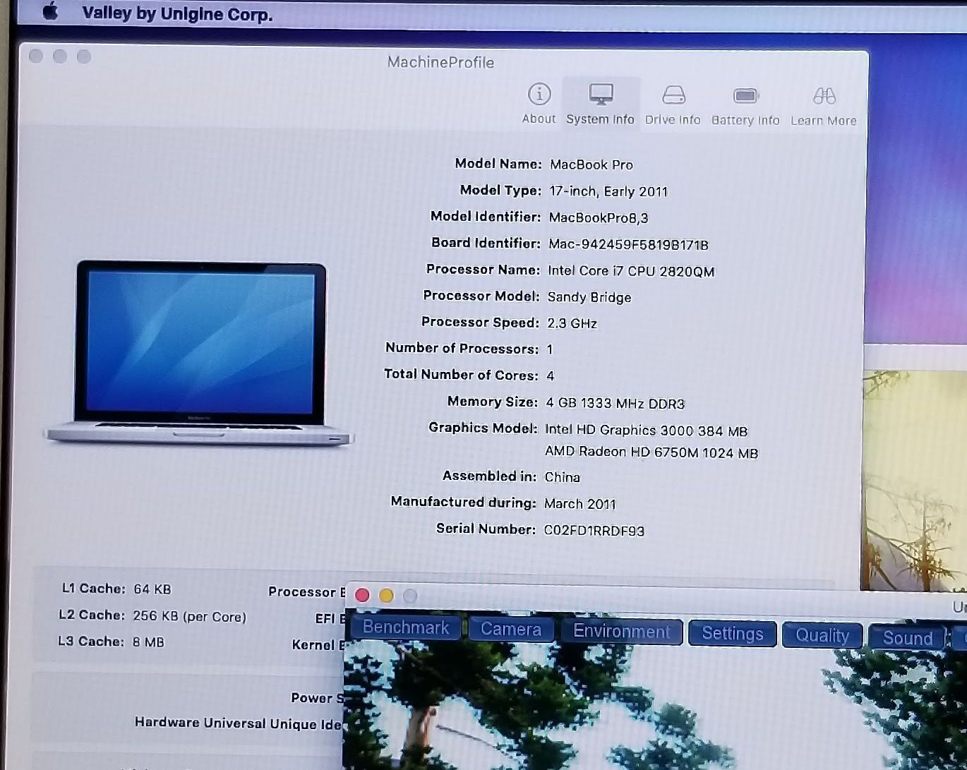 MacBook Pro 17" A1297 2011 i7 2.3GHz GPU 6750M 1GB Logic Board 820-2914-A - Image 5