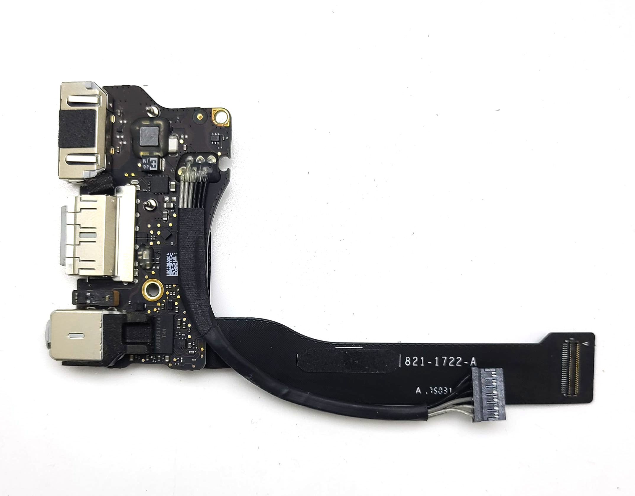 MacBook Air 13" A1466 2013-2017 I/O Board MagSafe Audio Jack USB w/ Cable - Image 4