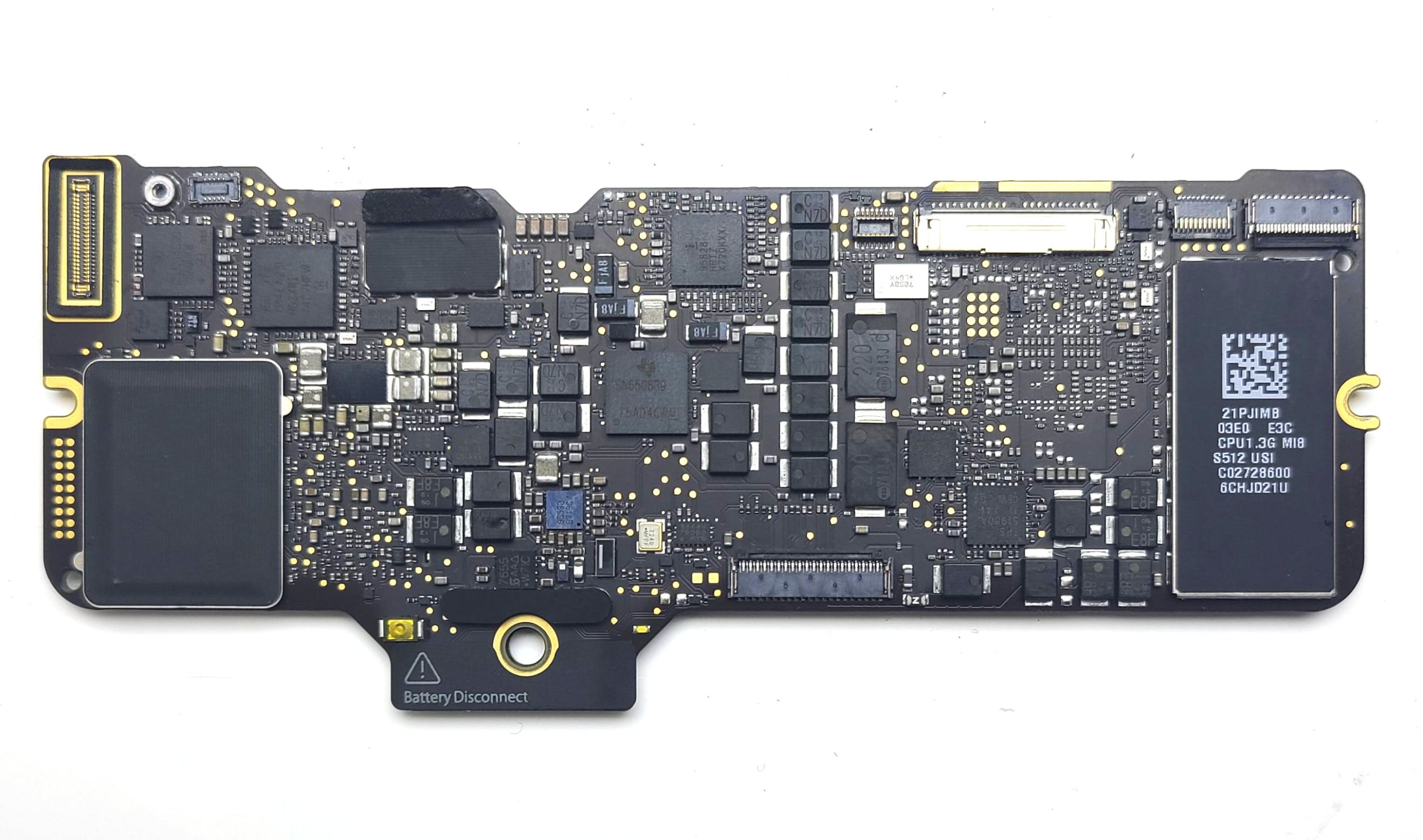 MacBook 12" A1534 2017 Logic Board i5 1.3Ghz 8GB RAM 512GB SSD 820-00687-B