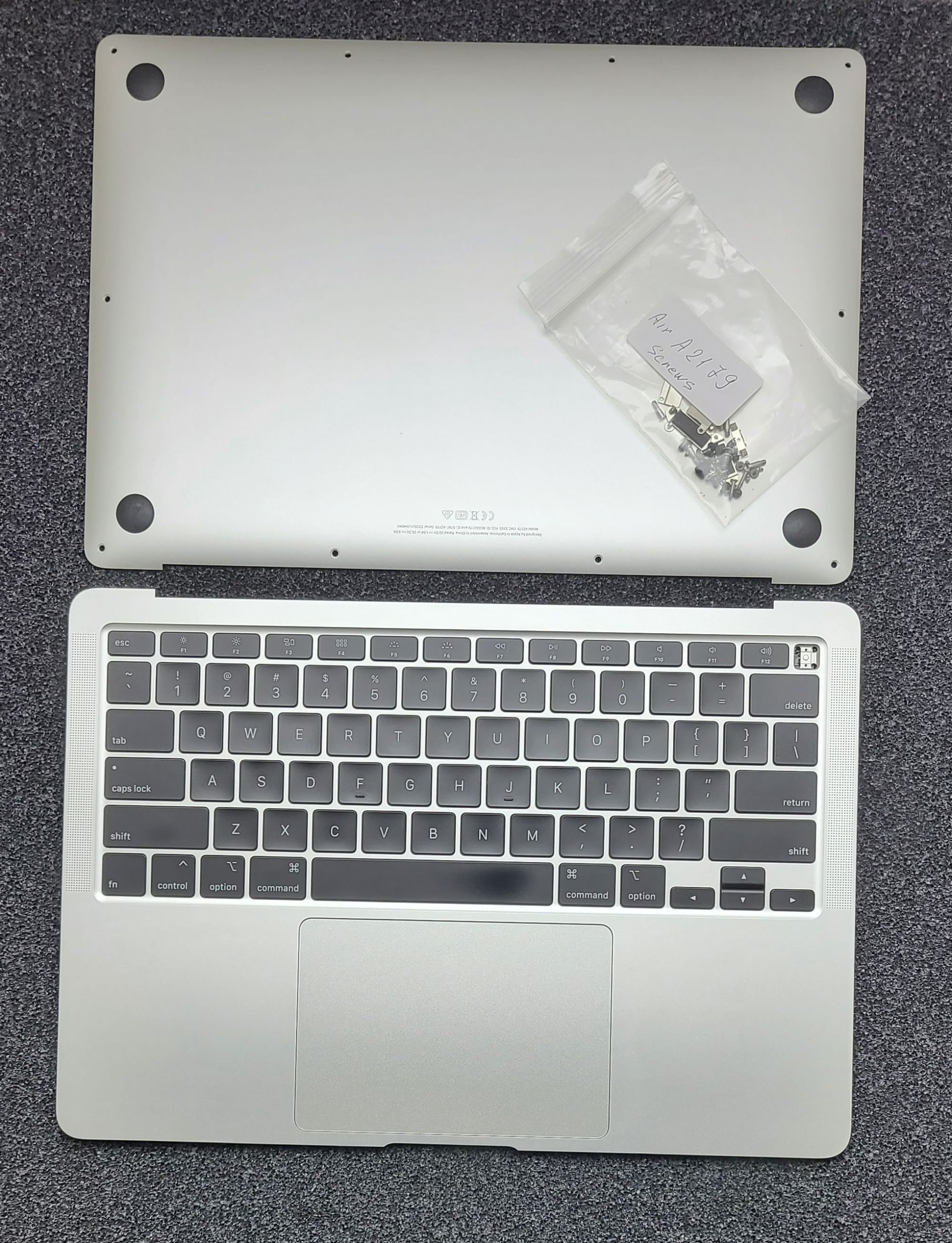 GRD B MacBook Air 13 A2179 Silver Top Case Keyboard Touchpad Bottom cover & more