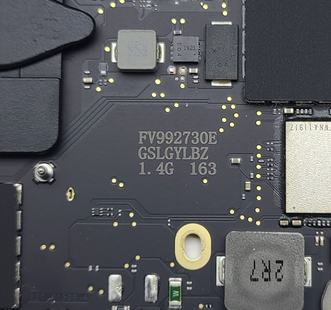 MacBook PRO A2159 2019 Logic Board 1.4GHz i5 16GB 512GB 820-01598-A + TouchID - Image 4