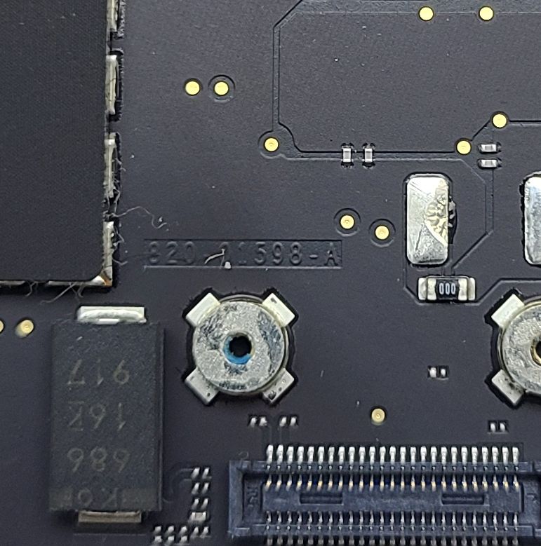 MacBook PRO A2159 2019 Logic Board 1.4GHz i5 16GB 512GB 820-01598-A + TouchID - Image 2