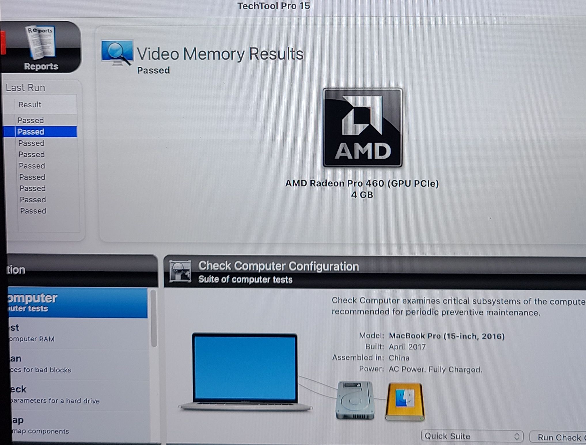 MacBook Pro 15" A1707 2016 2.9Ghz i7 16GB 2TB Logic Board 820-00281-A TouchID - Image 10
