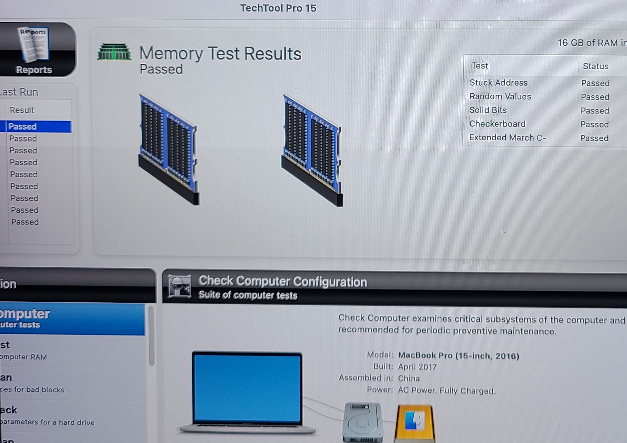 MacBook Pro 15" A1707 2016 2.9Ghz i7 16GB 2TB Logic Board 820-00281-A TouchID - Image 9