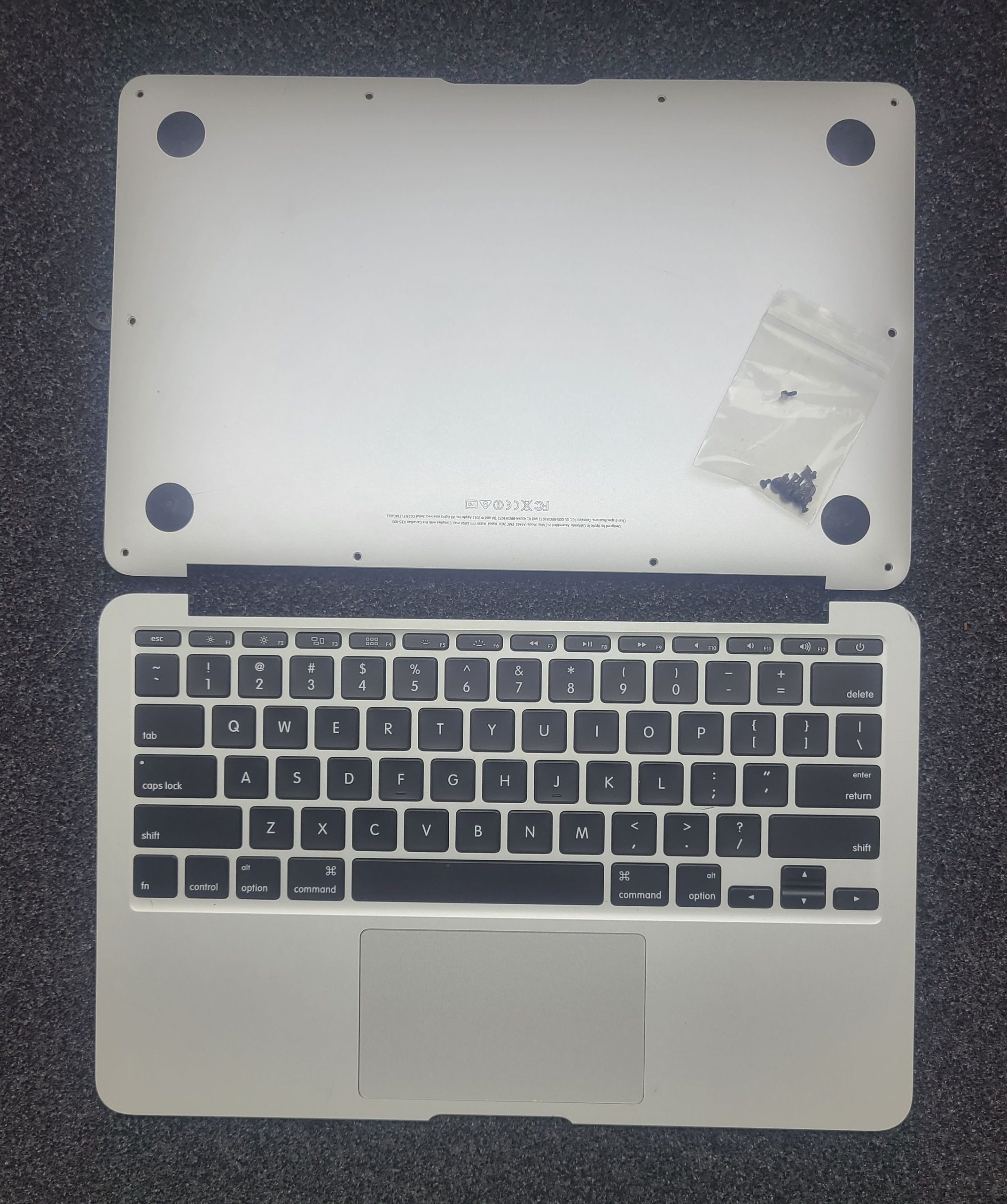 Apple MacBook Air 11" A1465 2013 2014 2015 Top Case,Keyboard,Trackpad,Back Cover,Speakers