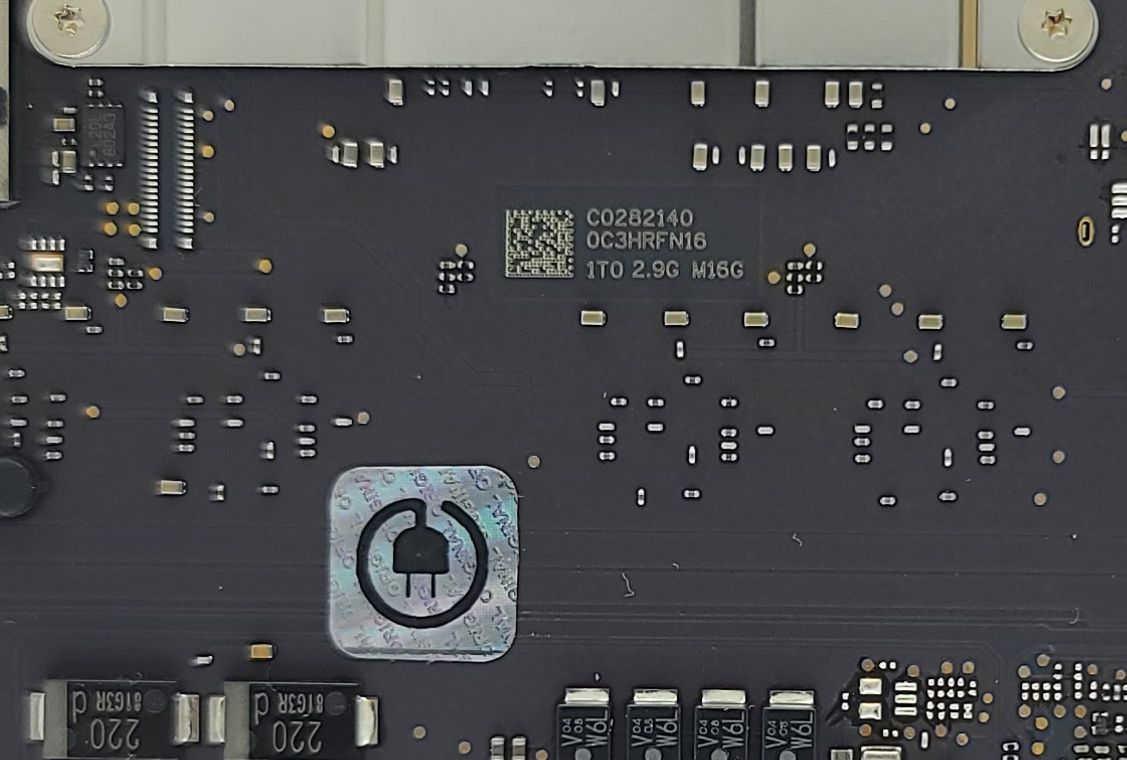 MacBook Pro 15" A1707 2017 i7 2.9Ghz 16GB 1TB Logic Board 820-00928-A + TouchID - Image 3