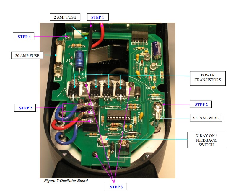 GOLDEN ENGINEERING XR200 X-RAY 14.4 volts Oscillator Board TESTED - Image 3