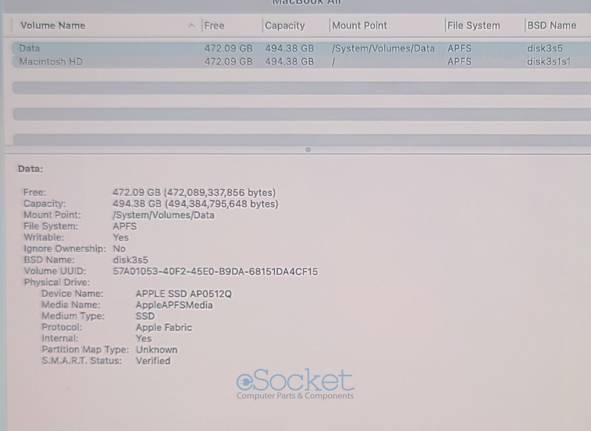 MacBook Air M1 13" A2337 2020 3.2GHz 8CPU/8GPU 16GB 512GB Logic Board + Touch ID - Image 6