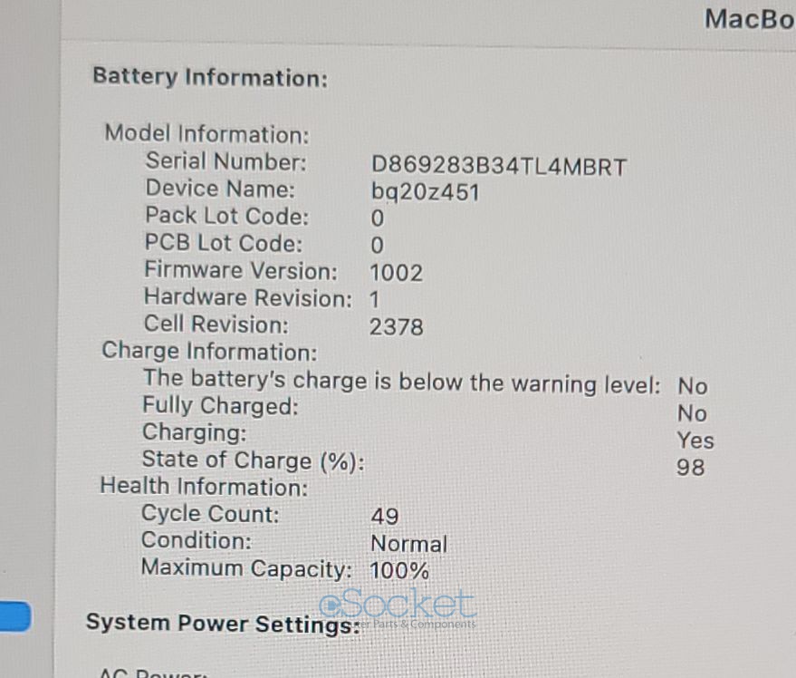 Apple 2020 MacBook Pro 13" M1 3.2GHz (8-Core GPU) 8GB RAM 256GB SSD - Image 12