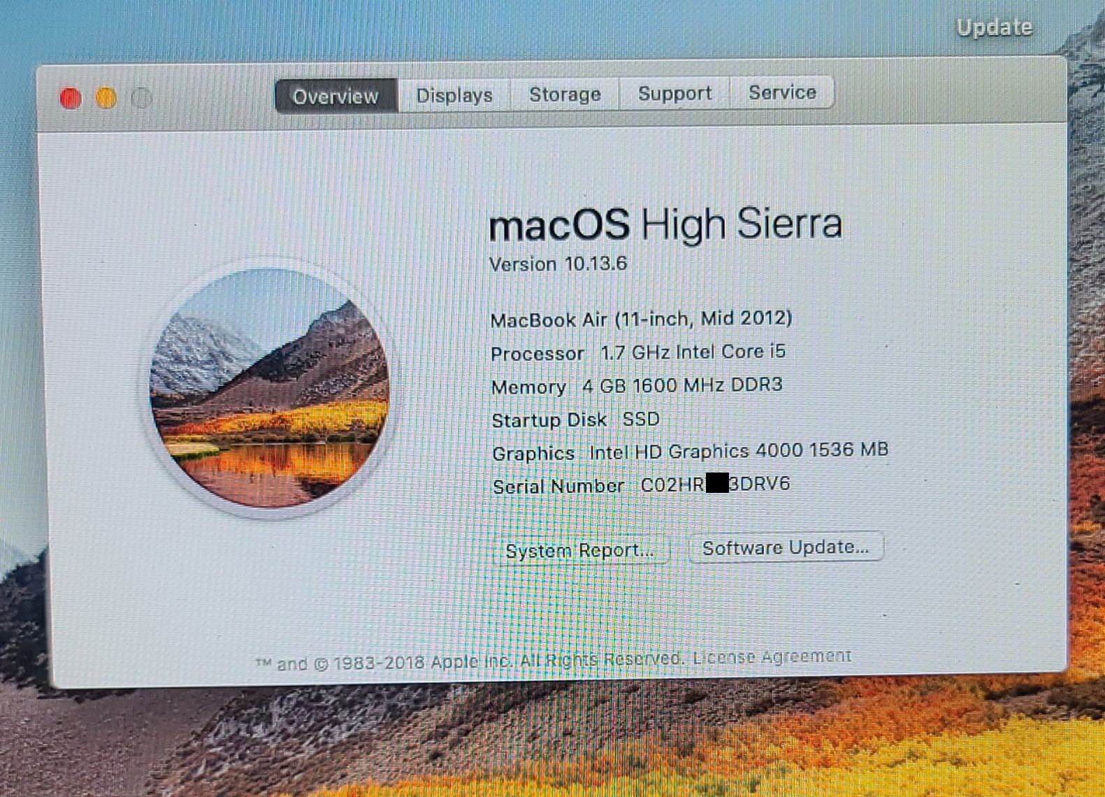 MacBook Air A1465 Mid 2012 i5 1.7GHz 4GB Logic Board 820-3208-A - Image 3