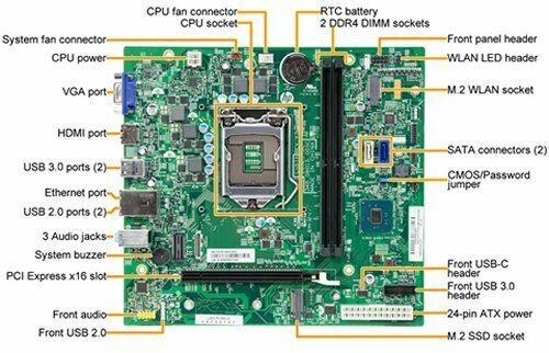 HP 270 HP 570 P/N 906148-001 906148-601 Intel LGA1151 Motherboard. TESTED - Image 2