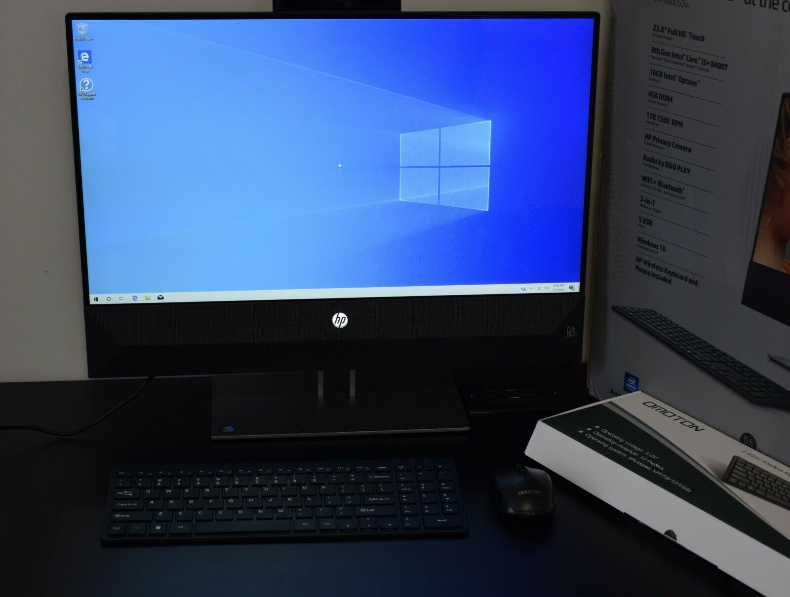 HP 24-XA0053W (1TB, Intel Core i5-8400T 8th Gen., 8GB+16GB Optane, Win 10) - Image 2